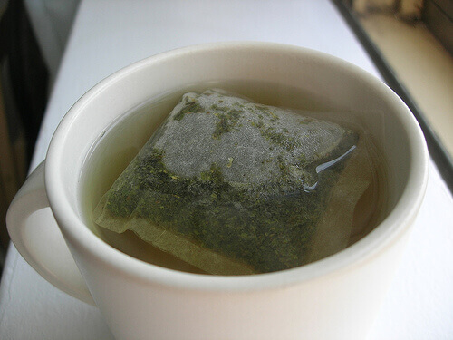 Grönt te innehåller mycket antioxidanter