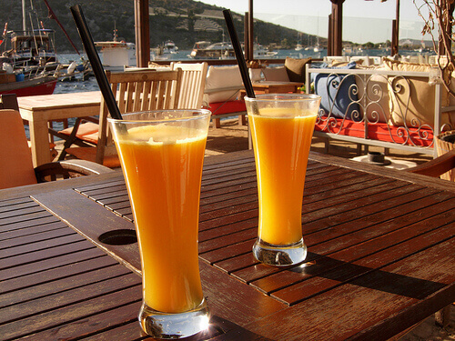 Drick en grapefruktjuice innan läggdags