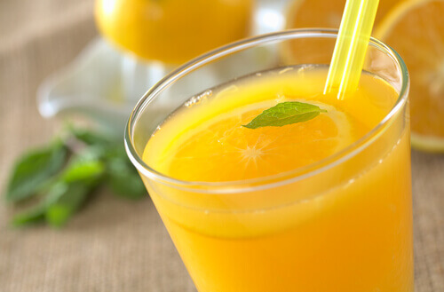 Blanda apelsin och linfröolja