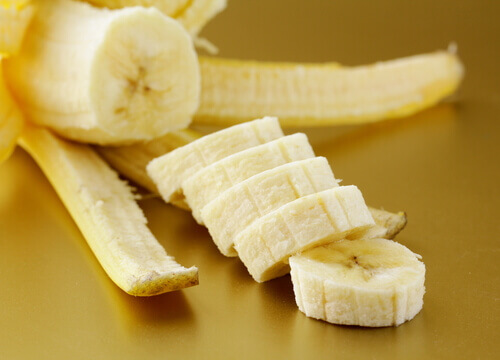 Skivade bananer