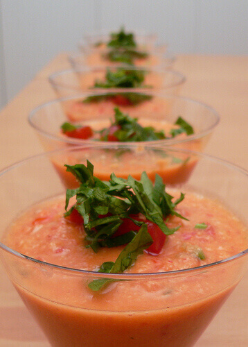 Ät en lätt middag med gazpacho