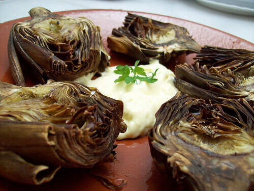 Grillade-grönsaker-på-tallrik