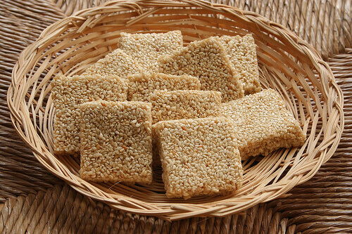 Sesamfrön innehåller massor med kalcium