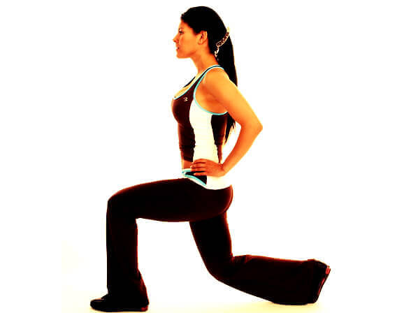 Utfall tränar rumpan