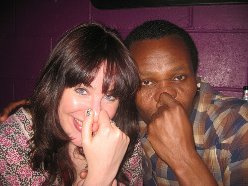 Lizzie, UK; Tony, USA