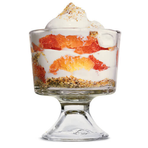 Yoghurt och grapefrukt