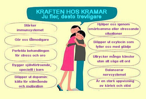 Kraften hos kramar: de gagnar din hälsa
