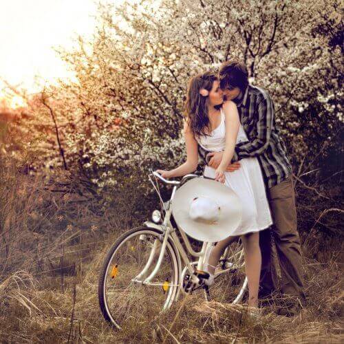 Par på cykel