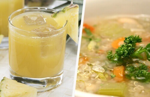 Mat som hjälper dig att bli av med slem