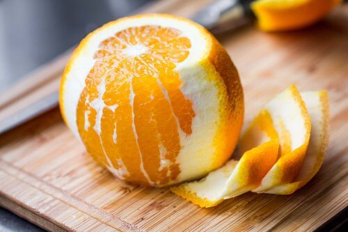 banan- och apelsinskal