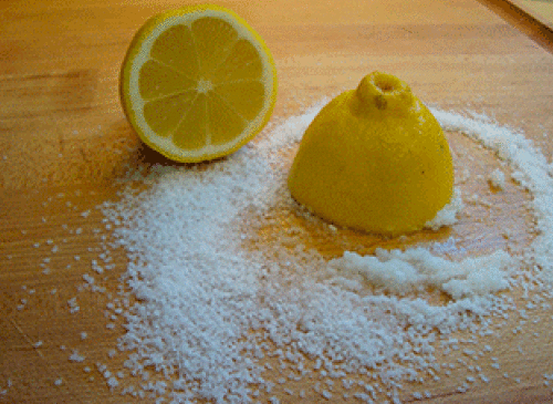 Citron och bikarbonat