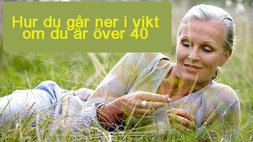 Viktminskningstips för kvinnor över 40