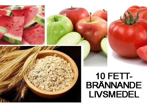 10 fettbrännande helt naturliga livsmedel