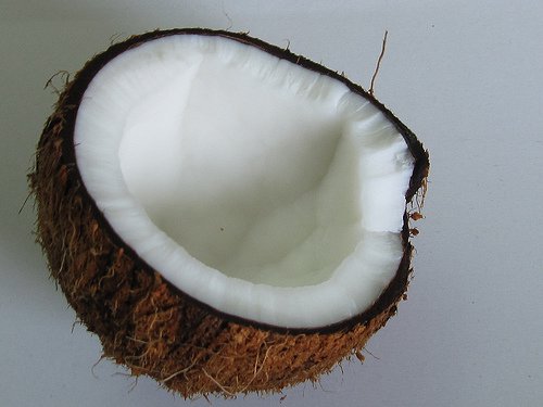 Halv kokosnöt
