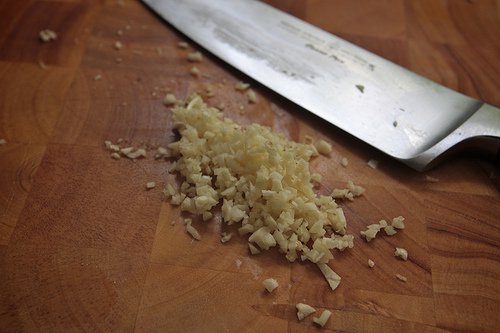 Krossad vitlök