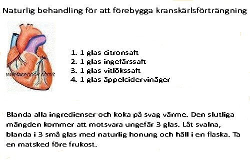Kranskärlsförträngning och relaterade hälsorisker