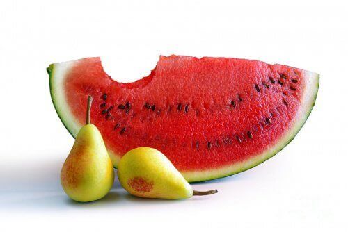 Vattenmelon är vätskedrivande 