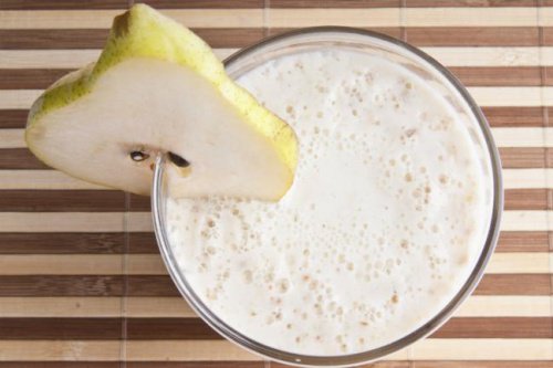 Päronshake-med-havre