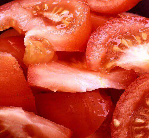Uppskurna tomater