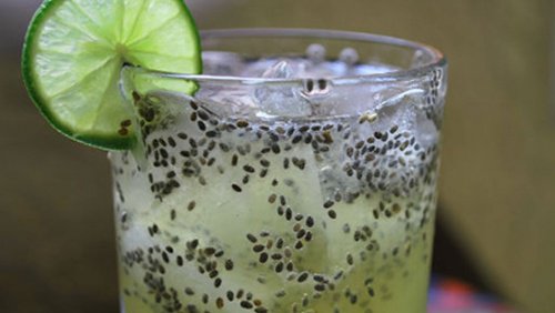 citronjuice med chiafrön