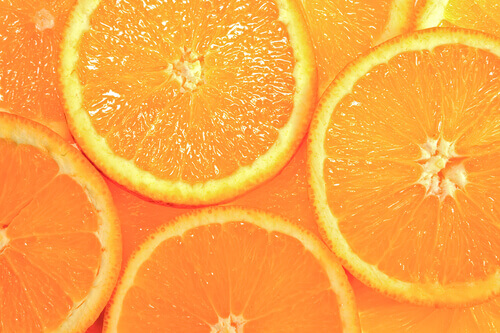Apelsiner mot förstorade porer