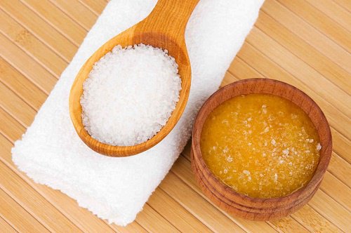 Exfoliering med salt