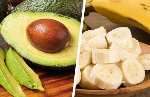 Avokado och banan