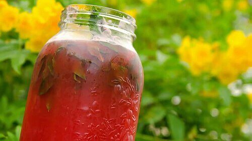 Vattenmelonjuice i burk