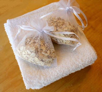 Havregryn är även bra utanpå kroppen