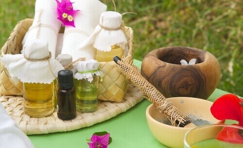 Oljor för hårets återväxt