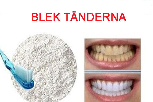 Rengör tänderna med 100% naturliga produkter