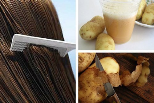 Använd potatissaft för att främja hårväxt