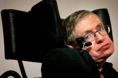 Stephen Hawking talar till deprimerade