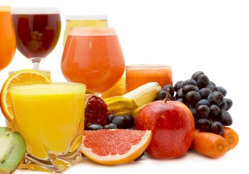 Olika fruktjuicer