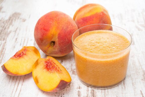 persika i smoothie