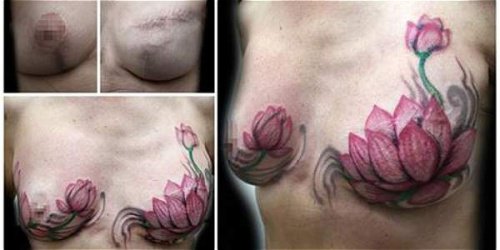 Bröst med tatueringar