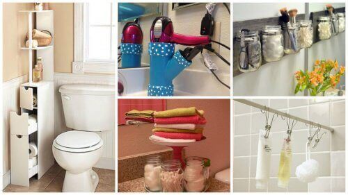 19 tips för att spara utrymme i badrummet