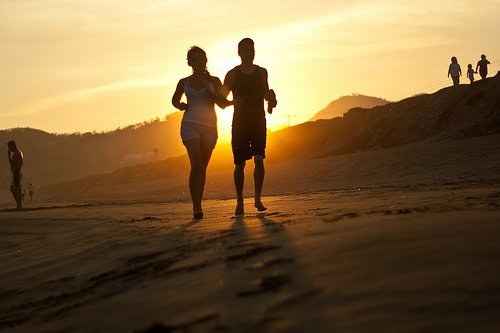 Joggande par