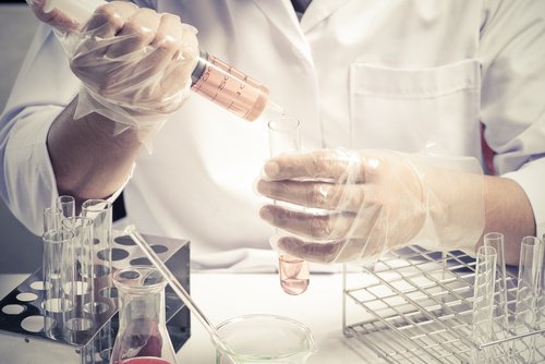 sprutor och provrör