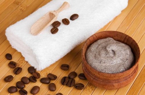 exfoliering med kaffe