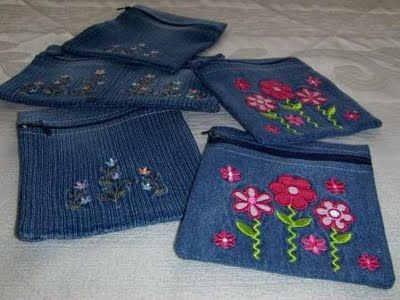 portmonnä av jeans