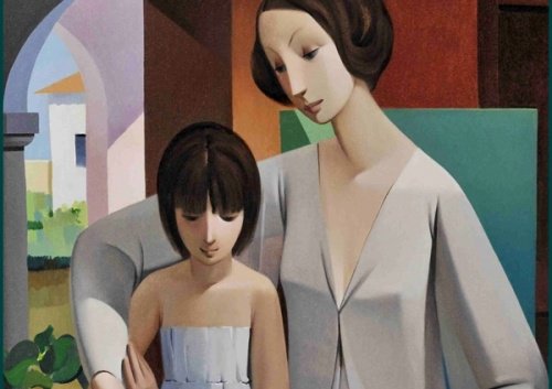 Det intima och emotionella bandet mellan mor och dotter