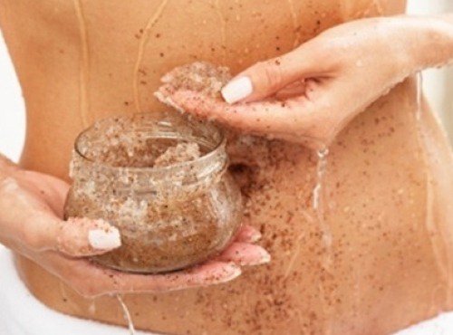 Exfolierande blandning