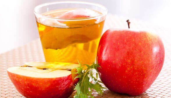 Äpplen och äppelcidervinäger