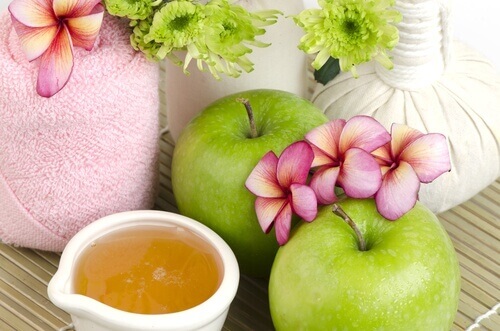Honung och äpple