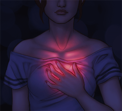 Hjärta som lyser