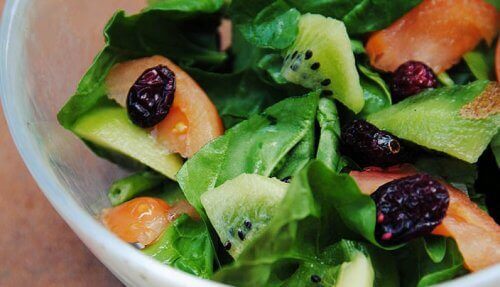 kiwi i sallad