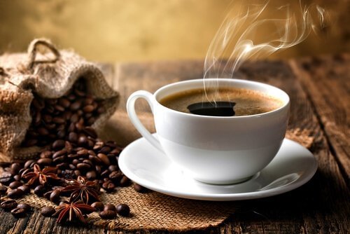kaffe på morgonen