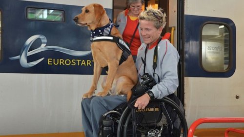 Marieke med hund
