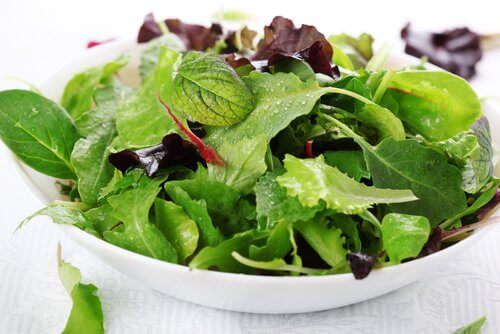 Sallad och ruccola är viktigt